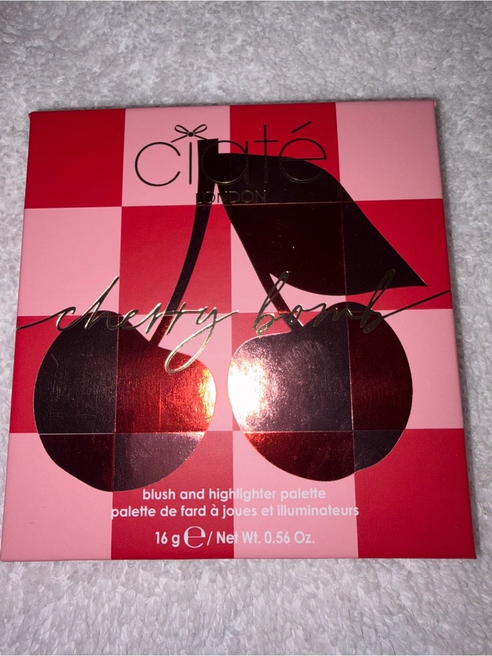 Ciaté London Cherry Bomb Blush & Highlighter Palette - Pink, Red